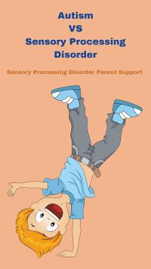 child doing handstand with autism sensory processing disorder Autism VS Sensory Processing Disorder 