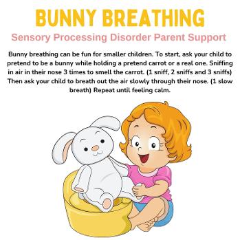 little girl with bunny mindful activities for children