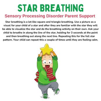 child holding a star star breathing mindful activities for children
