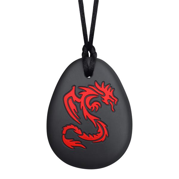 Munchables Dragon chewelry chew pendant 