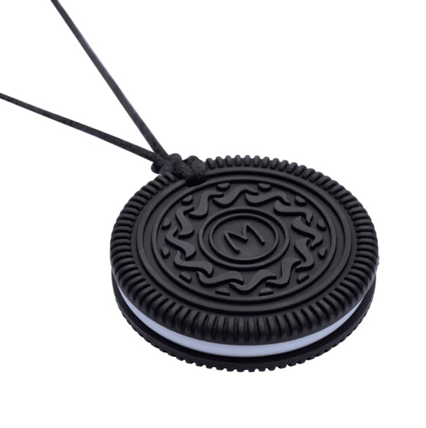Munchables Biscuit Pendant chewelry chew sensory necklace 