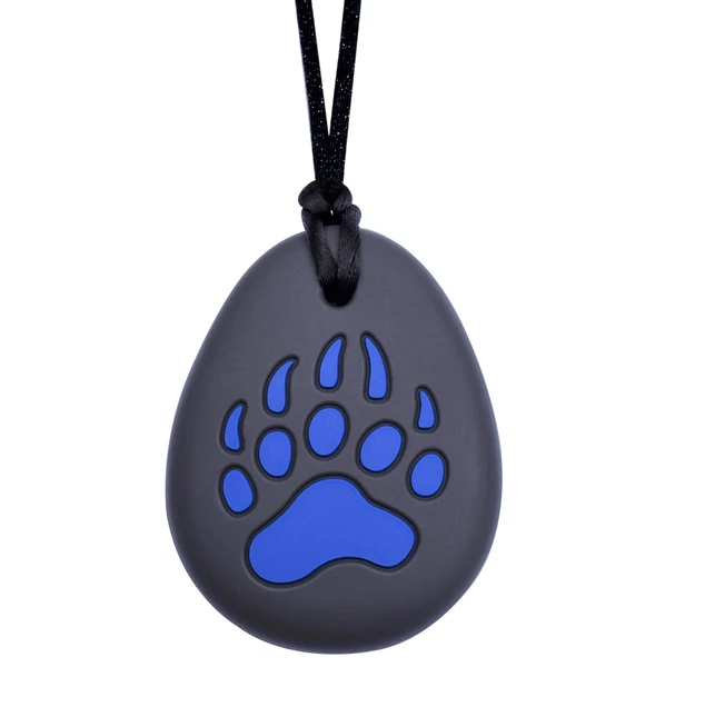 Munchables Original Bear Paw Pendant chewelry chew necklace 