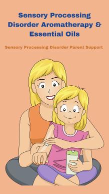 parent putting lotion on child Sensory Processing Disorder Aromatherapy & Essential Oils 