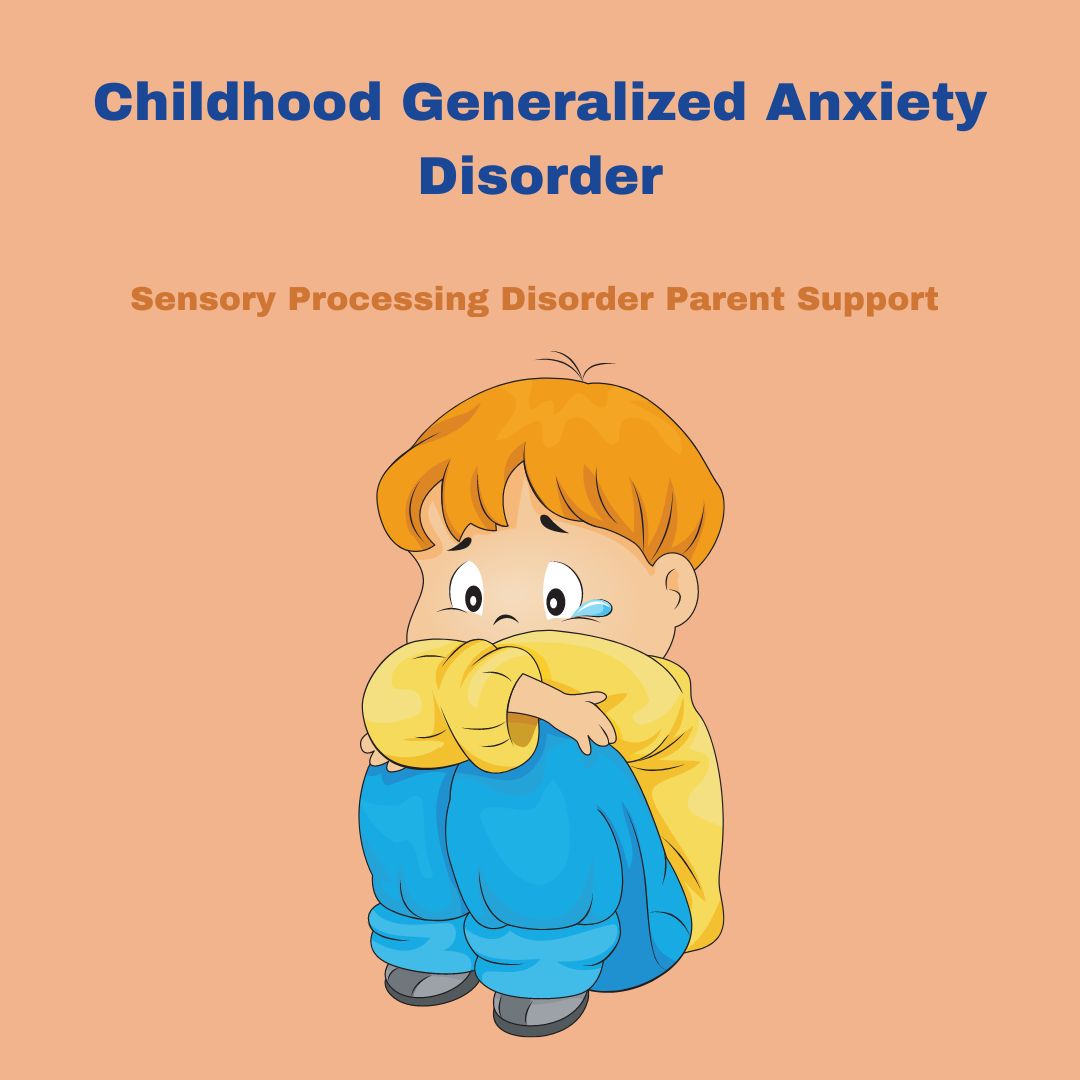 child crying with Generalized Anxiety Disorder
