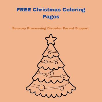 christmas tree coloring page FREE Christmas Coloring Pages