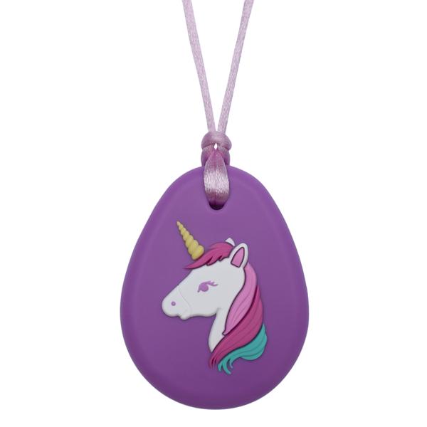 The Munchables Unicorn Chew Necklace chewelry chew pendant chew necklace  chewelry 