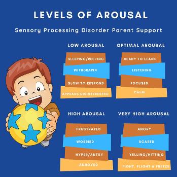 happy young boy with ball levels of arousal chart with children at different levels of sensory arousal 