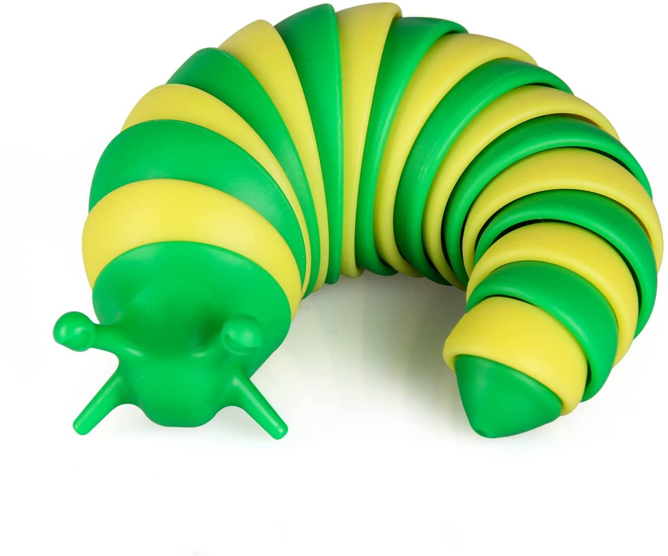 Novelty Toy Assorted Color Neon Caterpillar Toy Animal Figures Q Lot of 12 