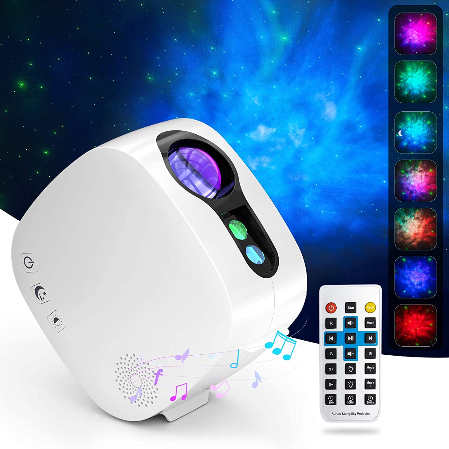 Starlight Sky Pressure Reduction Autism Sensory ADHD LED Lights Projector Lamps 