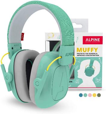 Kids Ear Protection Noise Cancelling Earmuffs for Autism Babies Children Toddlers Small Adults Safety Ear Muffs for Sleeping Studying Shooting Racing Fireworks Sports Mint Green 