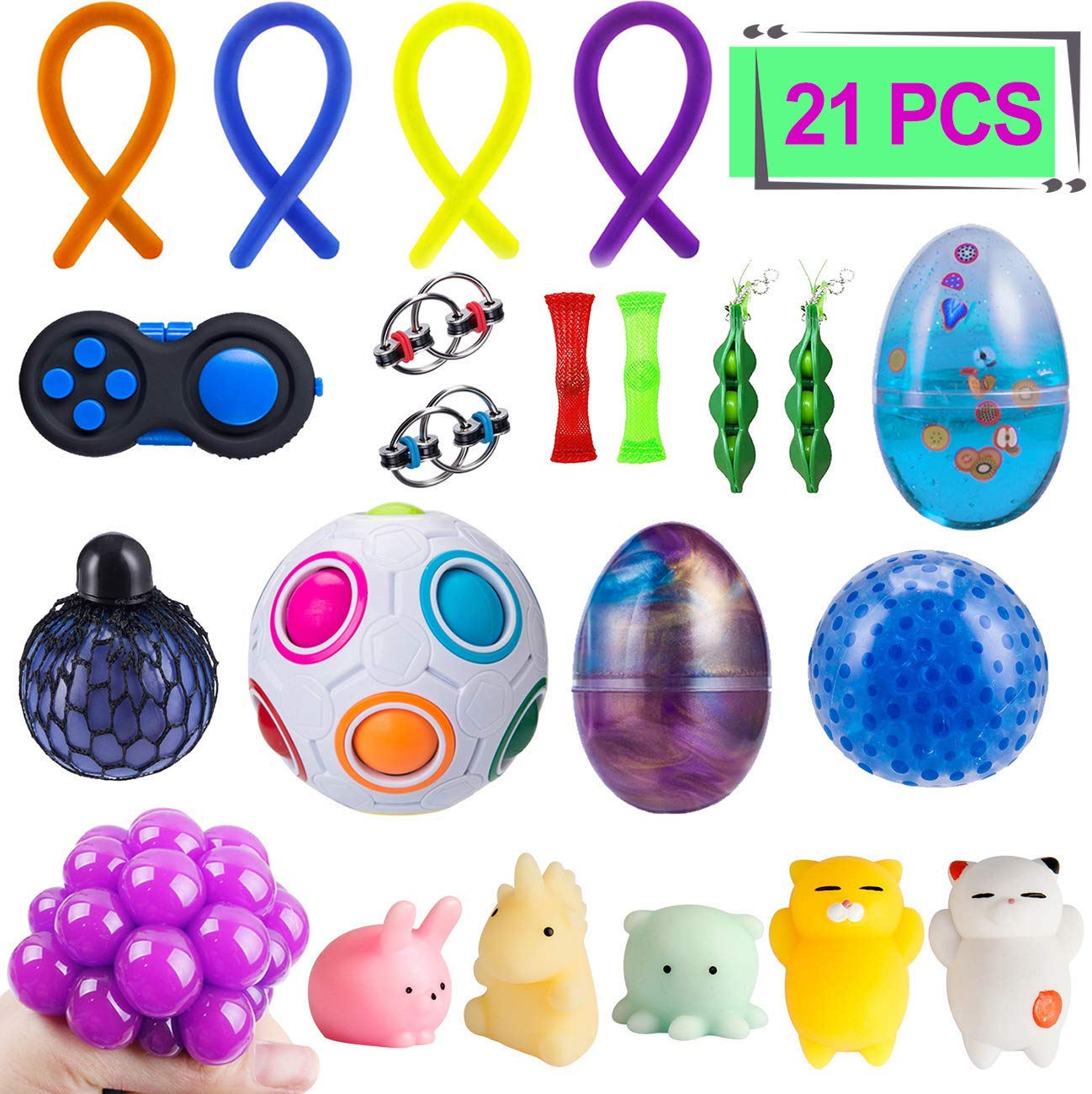 Details about   12PCS Fidget Sensory Toys Set Stocking Stuffer For Stress Relief Anti-Anxiety US 