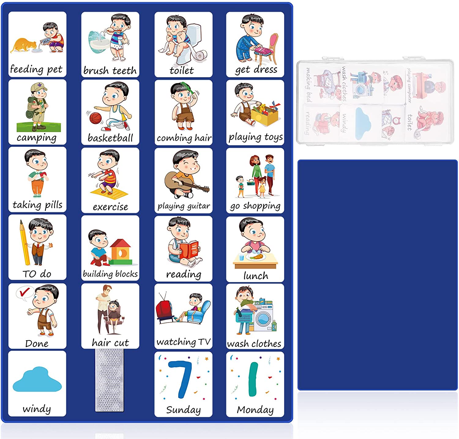 Monthly Calendar Schedule Visual Support for ASD/ADHD/Autism/Visual Learners/SEN 