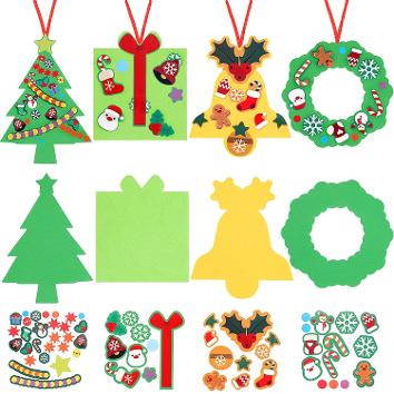 130x STAR Wood Embellishment Xmas Tree Ornaments Card Making Home Decor Gift 