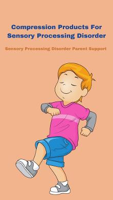 child with sensory processing disorder wearing compression sensory clothing for kids Sensory Compression Products For Sensory Processing Disorder (SPD) & Autism  
