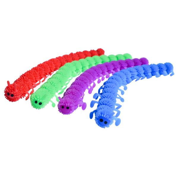 New Stretchy Caterpillar Sensory Toy Silent Desk Classroom Sensory Fidget Autism 