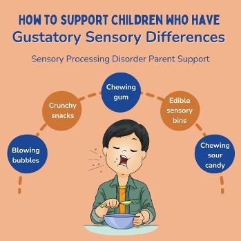 little boy with gustatory sensory needs Gustatory Sensory Diet Activities 