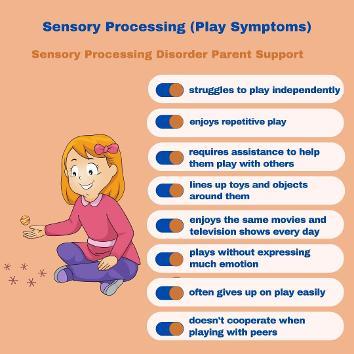 Sensory Processing Disorder Symptoms Checklist    Sensory Processing Disorder (Play Symptoms)