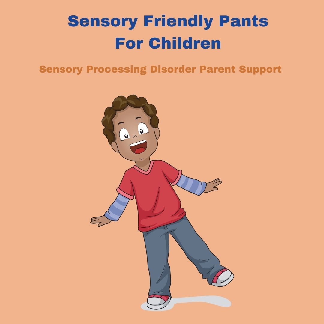 Sensory Friendly Pants For Children   boy wearing sensory friendly pants 