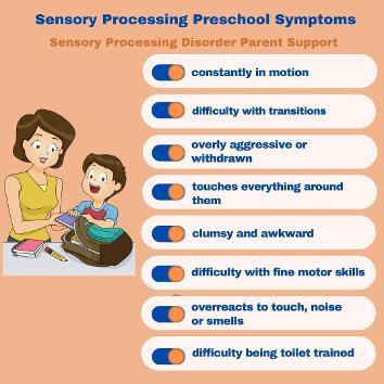 mother with child who has sensory differences Sensory Processing Preschool Symptoms 