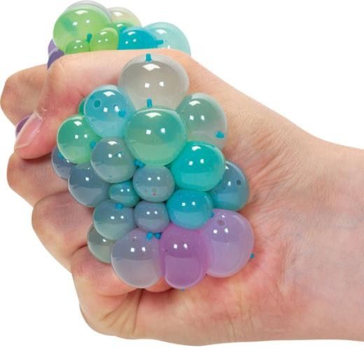 6 10cm Tobar Rainbow Orbit Ball Bouncy Sensory Fidget Autism ADHD Stress Relief for sale online