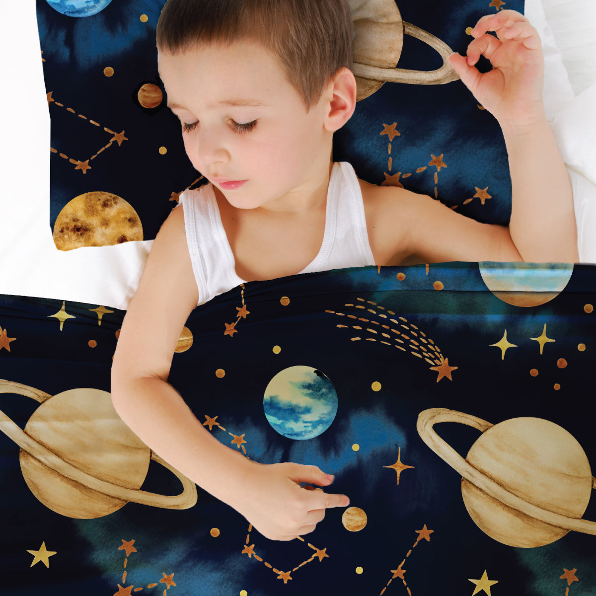 CalmCare Outer Space Sensory Compression Bed Sheet