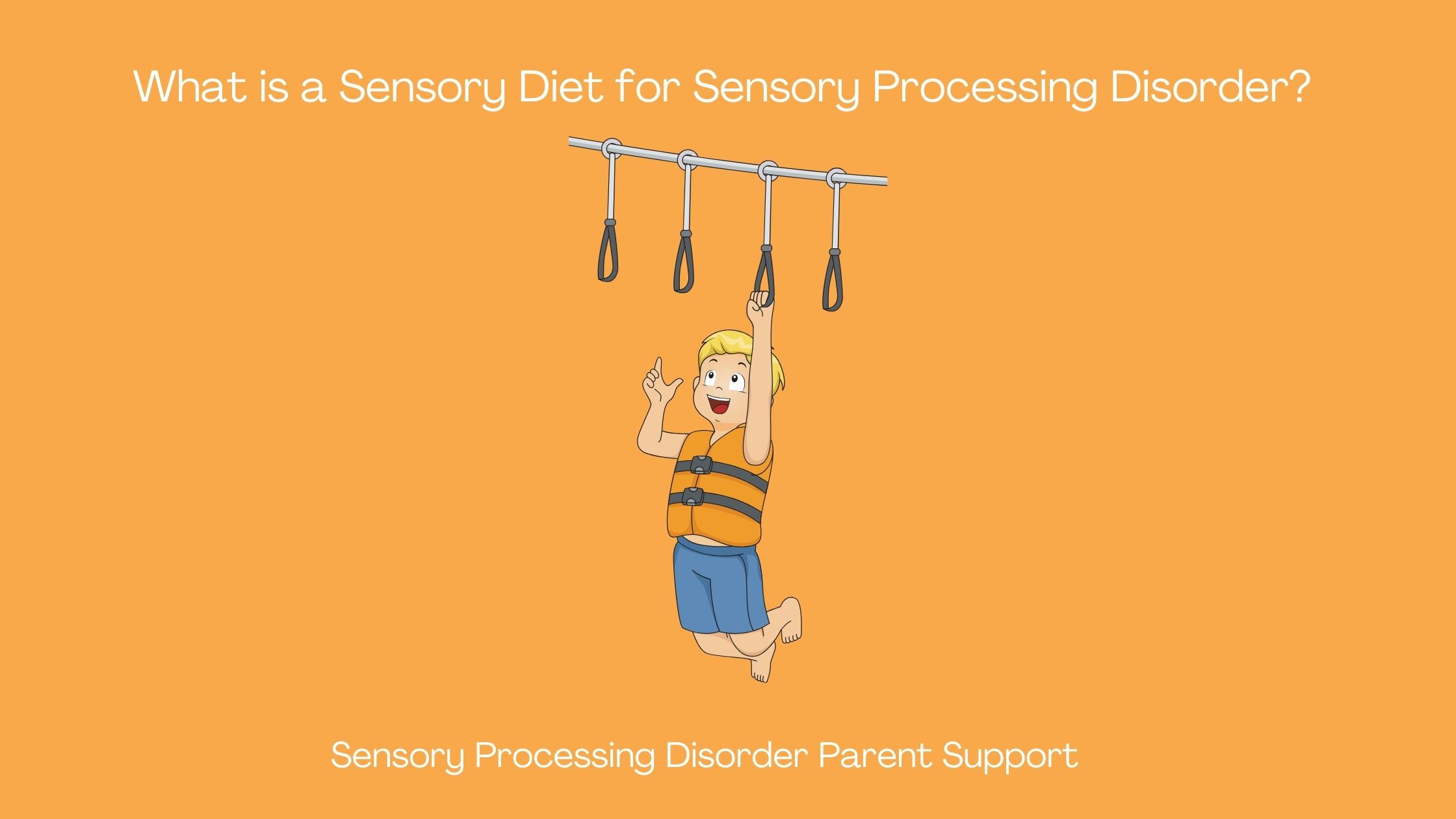 boy with sensory processing disorder playing on the playground What is a Sensory Diet for Sensory Processing Disorder?