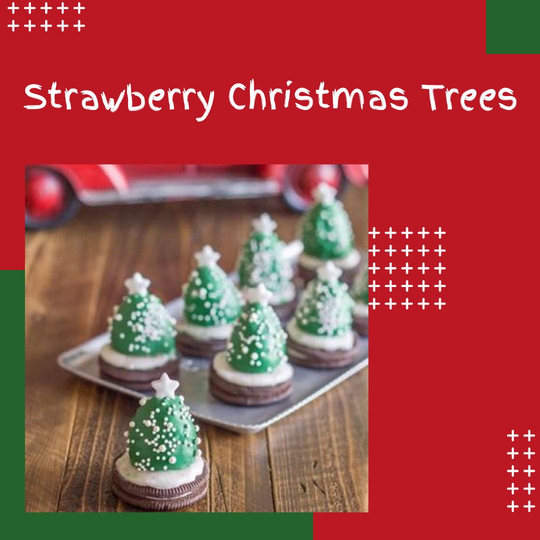 Strawberry Christmas Trees