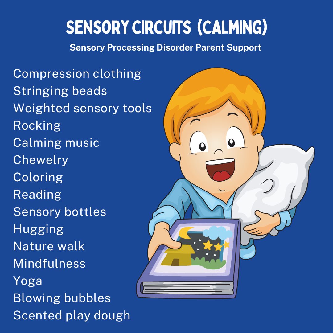 Sensory circuits  (Calming) Sensory processing disorder sensory differences alerting activities