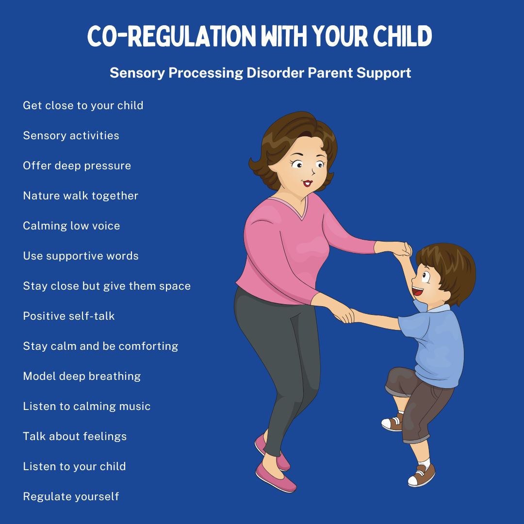 co-regulation with your child Sensory Processing Disorder Parent Support Sensory Processing Disorder