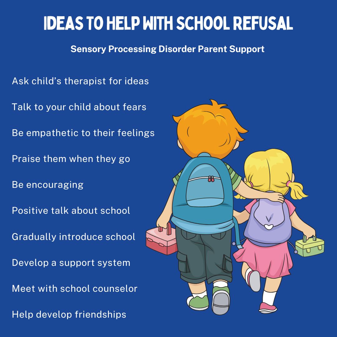 Ideas To Help With School Refusal Sensory Processing Disorder Parent Support