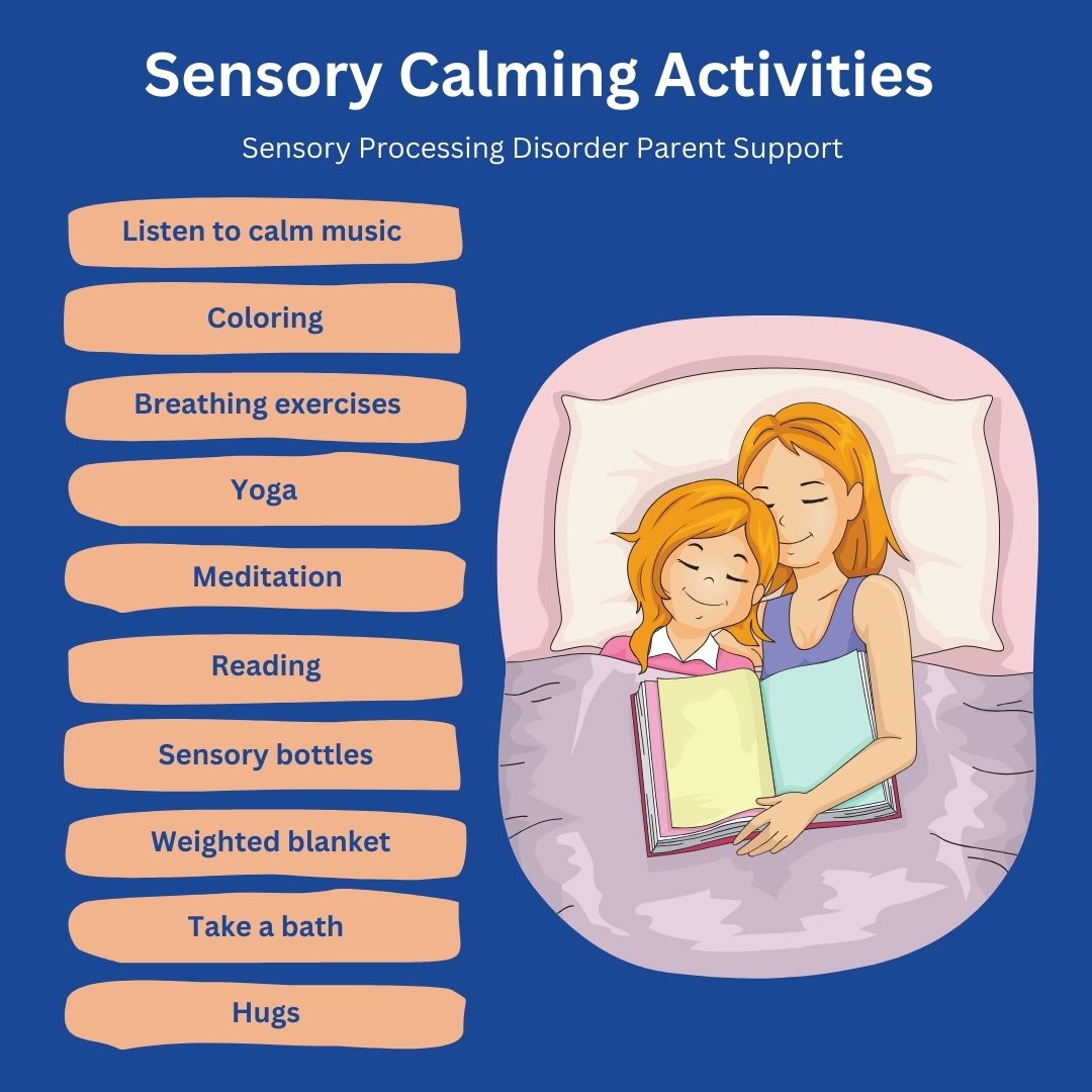 Calming sensory activities regulation dysregulation sensory processing disorder sensory activities self-regulation sensory regulation