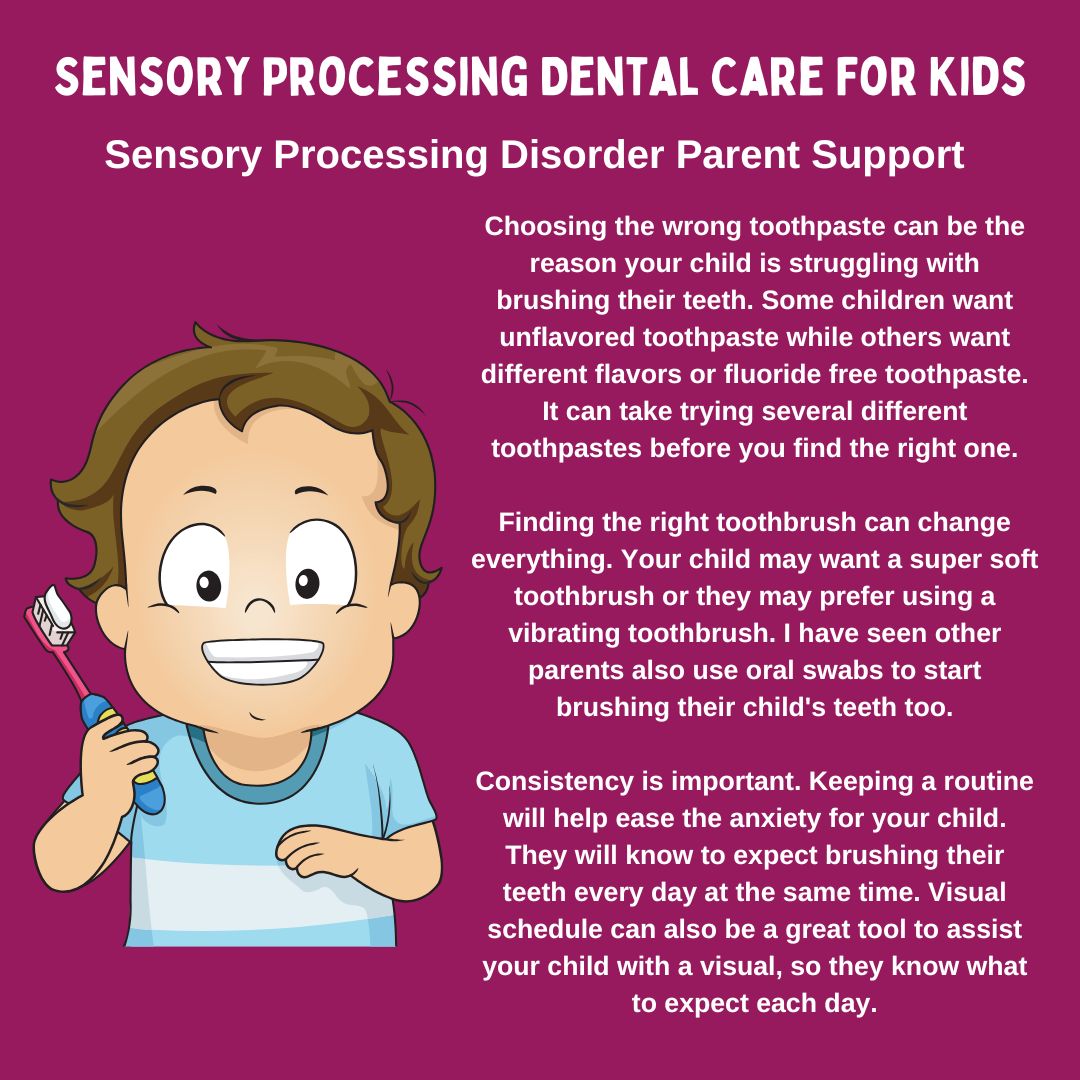 Sensory Processing Disorder Dental Care Tips & Ideas For Kids with SPD