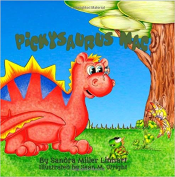 Pickysaurus Mac sensory book for children