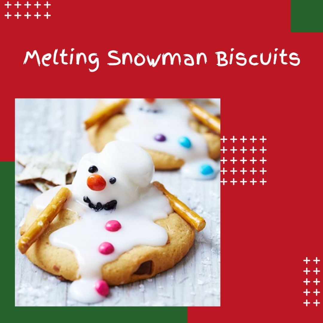 Melting Snowman Biscuits