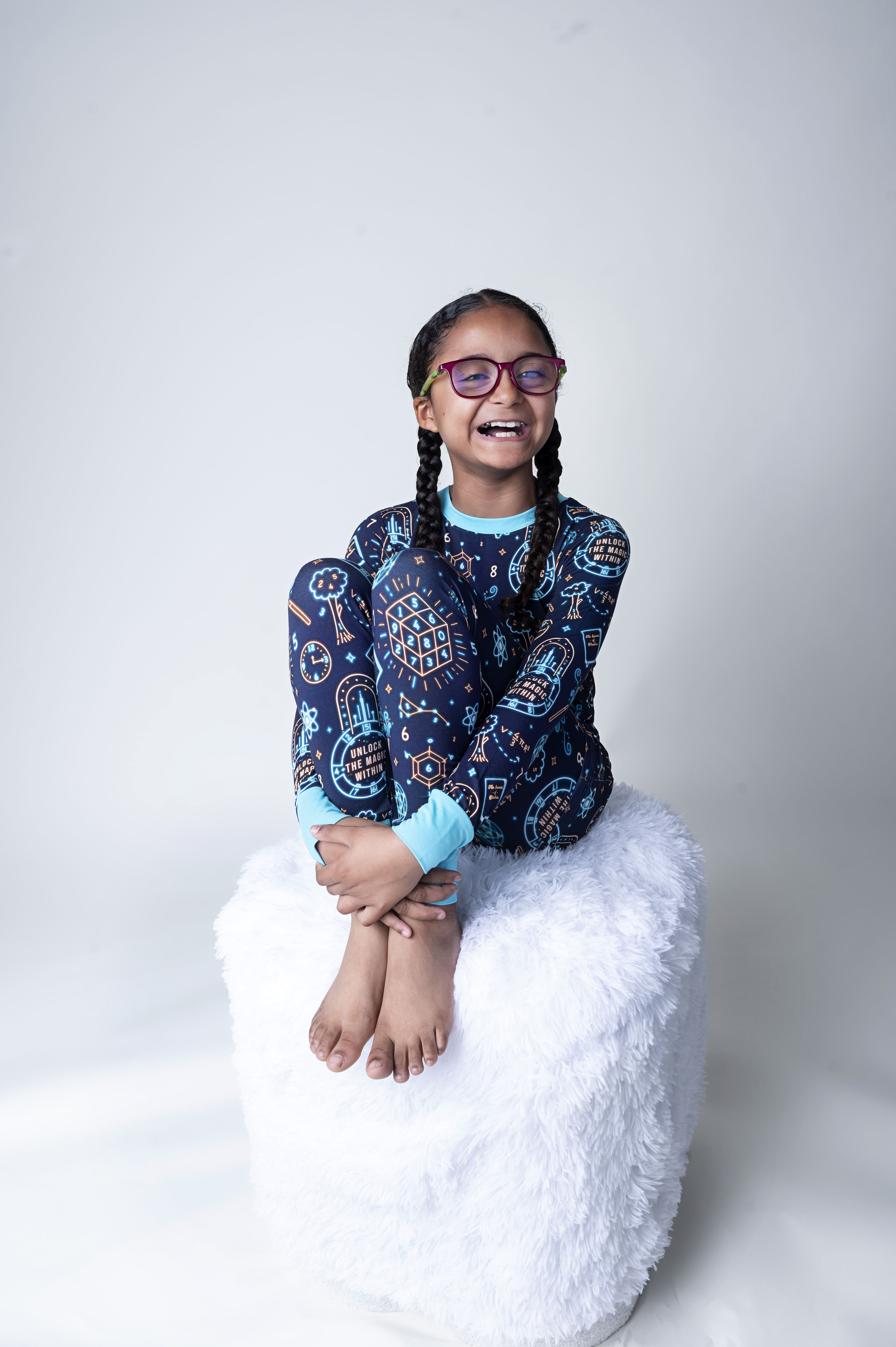Penny's Pixies Ellie the Explorer | Blue Kids Pajamas sensory friendly pajamas pjs 