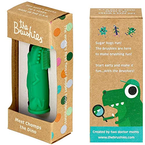 The Brushies Baby & Toddler Toothbrush Chomps The Dino