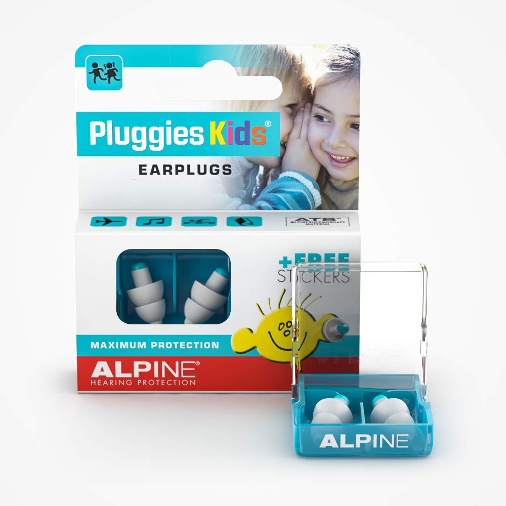 Alpine Pluggies Kids Ear Plugs – Noise Cancelling Ear Buds for Kids