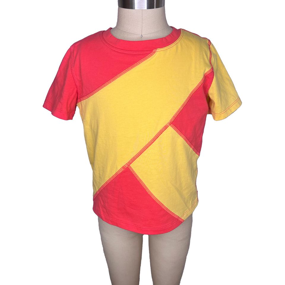 Compression Lined T-shirt Sense-ational You Coral Yellow