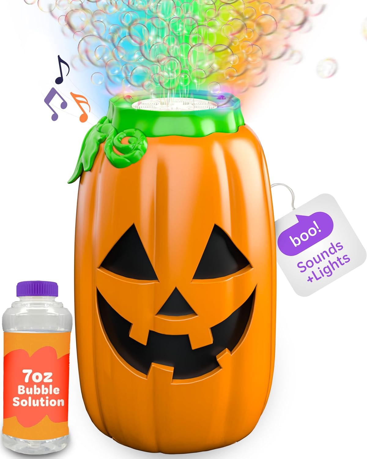 Halloween Bubble Machine | Indoor or Outdoor Halloween Decoration That Includes Spooky Sound Effects, Lights, and Bubbles | Halloween Party