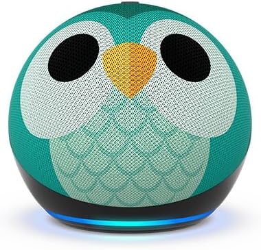 Amazon Echo Dot Kids (newest model), Designed for kids, with parental controls,