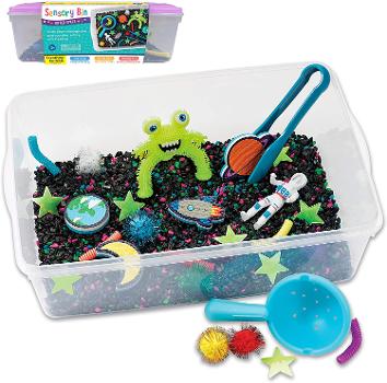 Creativity for Kids Sensory Bin: Outer Space - Preschool and Toddler Sensory Toys, Fine Motor Skills Toys and Sensory Activities for Kids