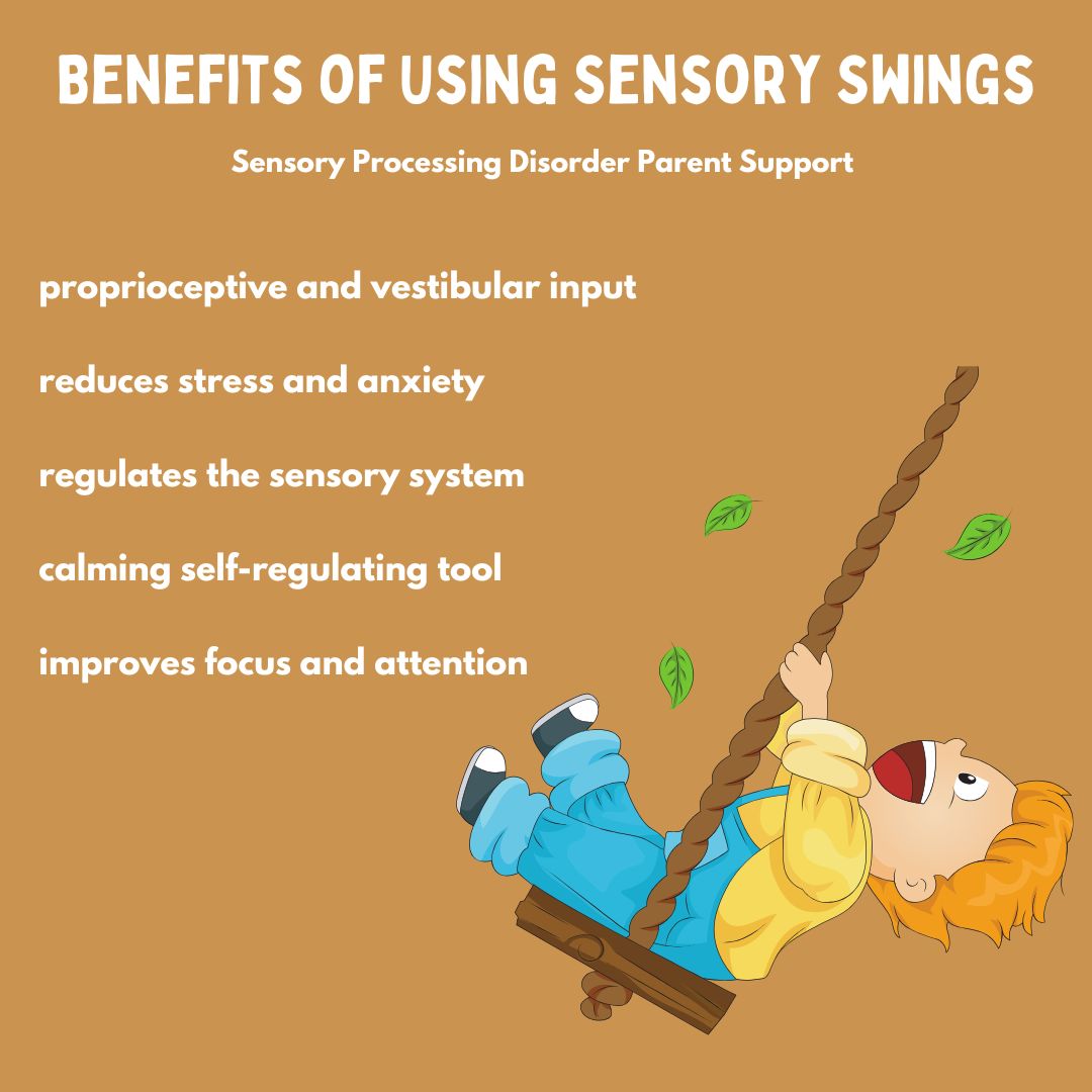 Benefits of Using Sensory Swings sensory processing disorder parent support 