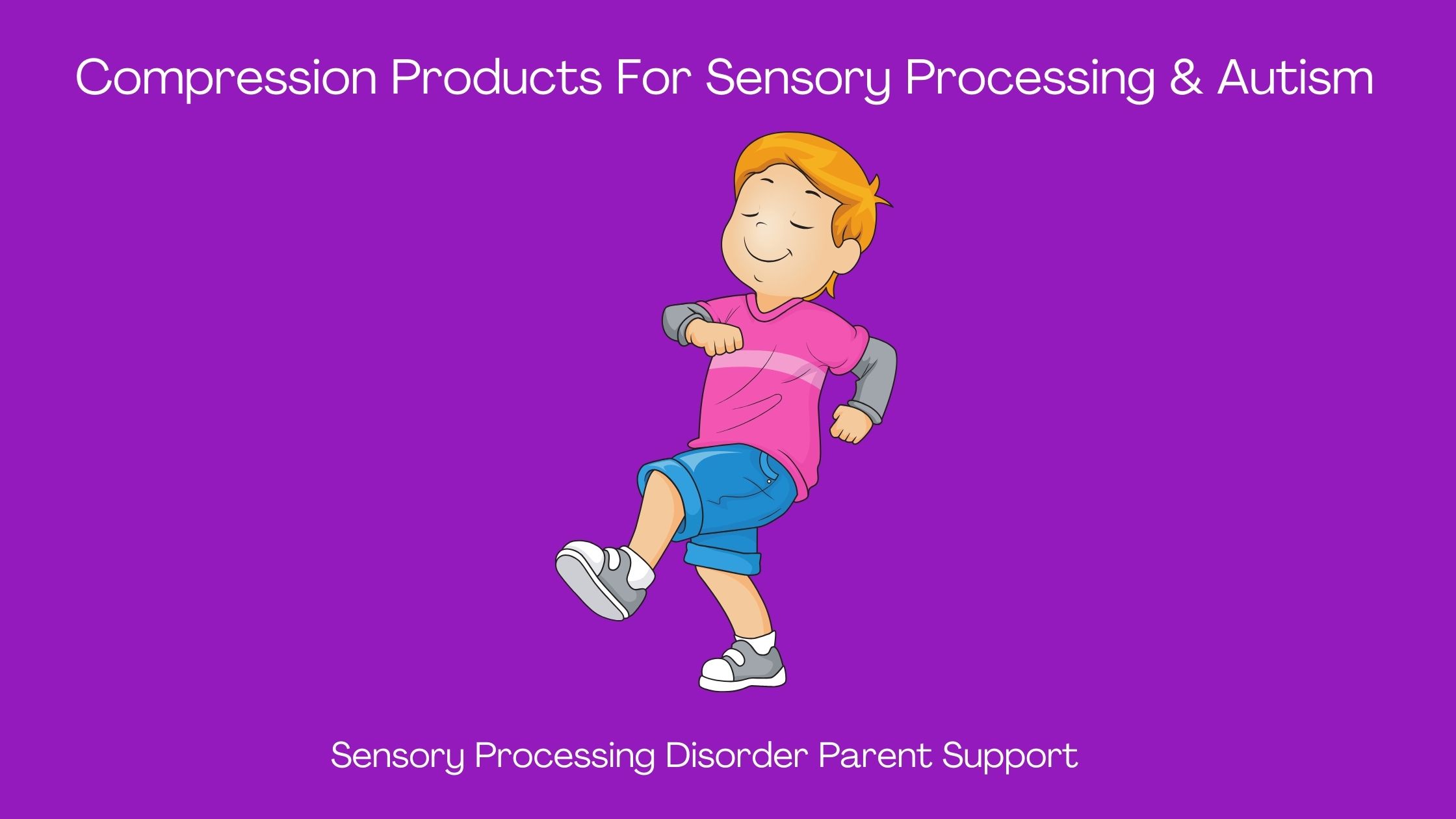 child with sensory processing disorder wearing a compression shirt Compression Products For Sensory Processing & Autism