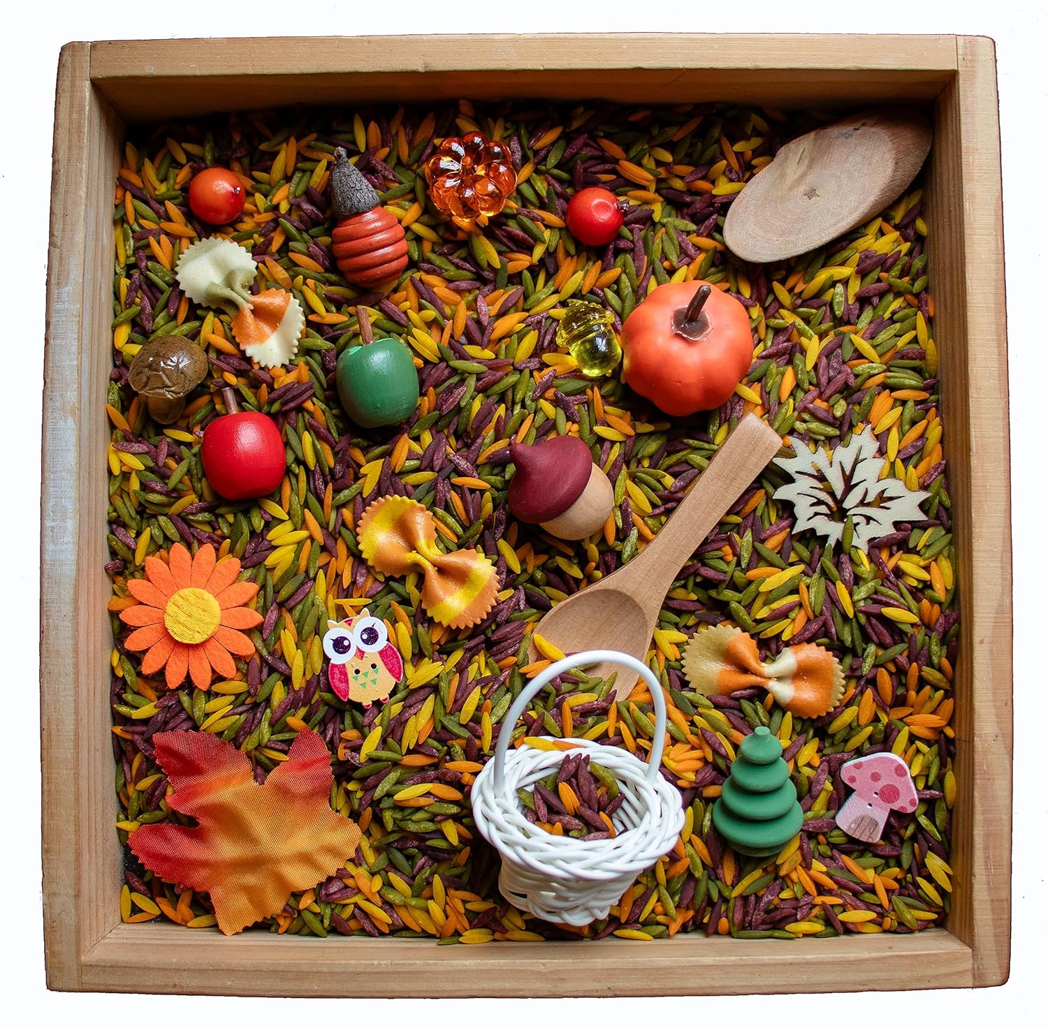 Sensory Bin For Kids, Fall Sensory Bin, Autumn Sensory Play, Sensory Kit, Preschool Sensory Toys, Fine Motor Skills Toys, Montessori Toys