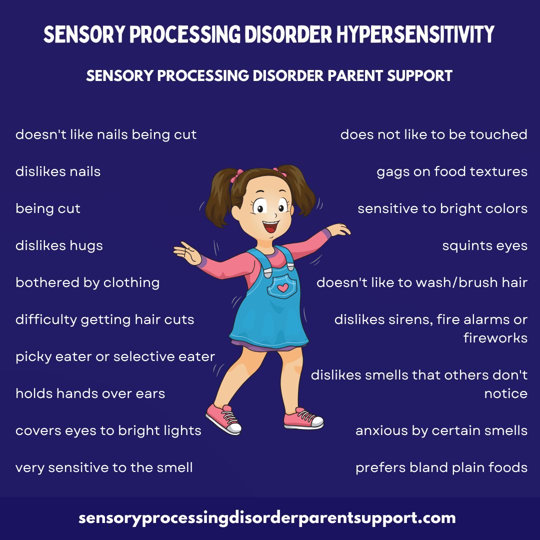 Sensory Processing Disorder Hypersensitivity  sensory avoider 