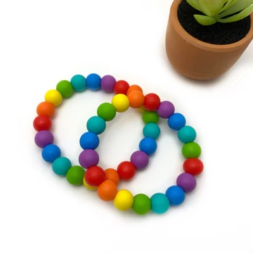 gummy chic multicolor chew bracelet chewelry