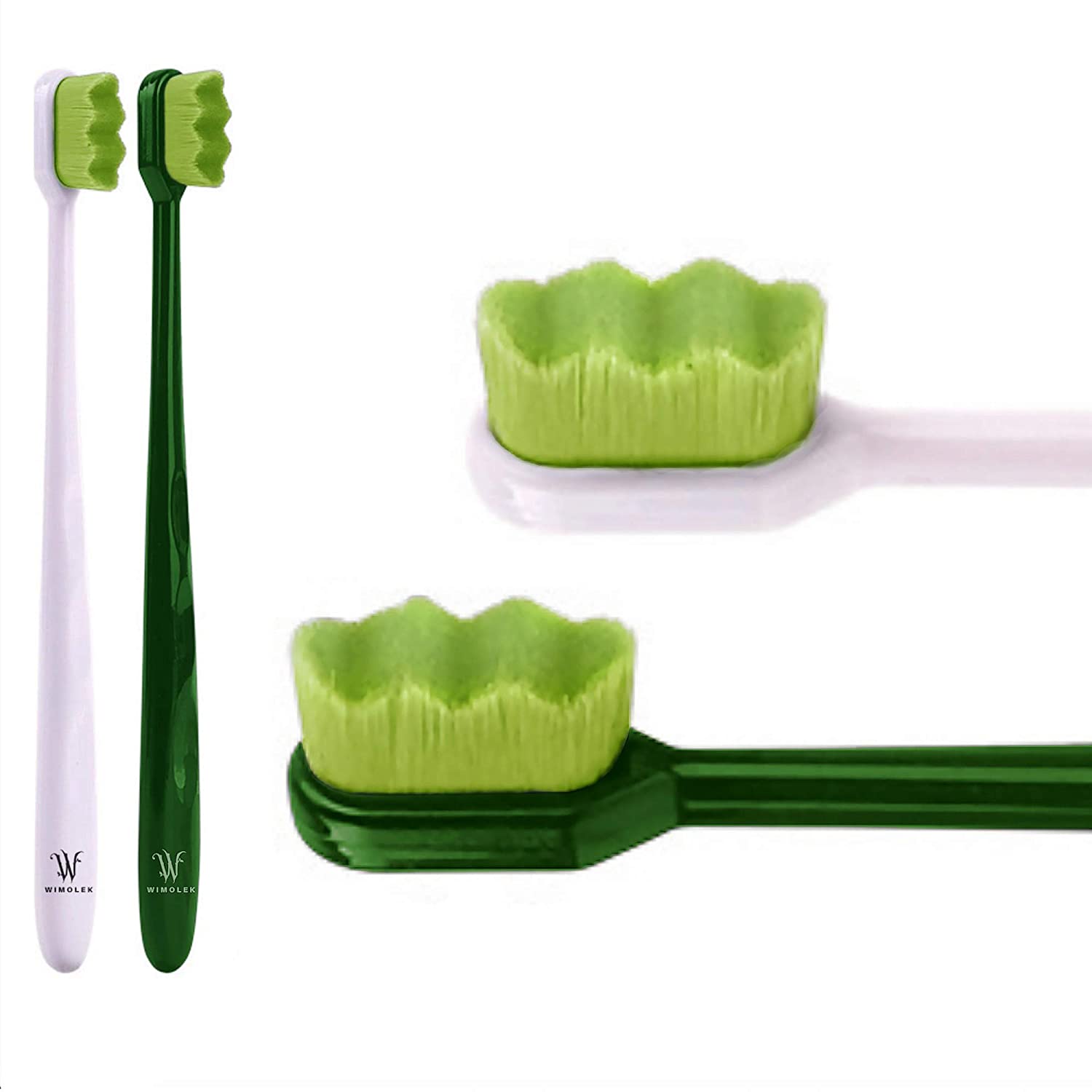 Extra Soft Toothbrush for Sensitive Gums and Teeth. Micro Nano Toothbrushes