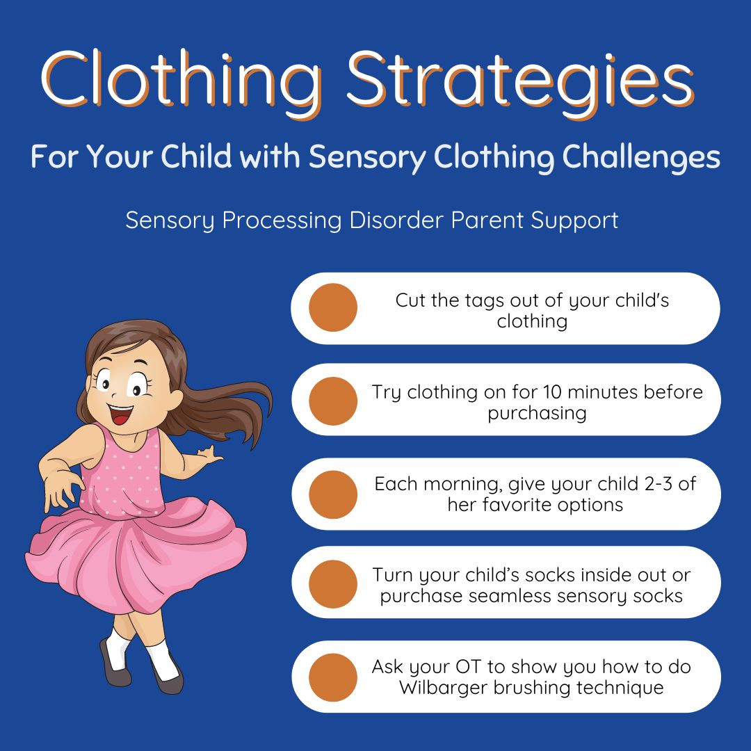 little girl twirling in a sensory friendly dress sensory clothing strategies clothing challenges