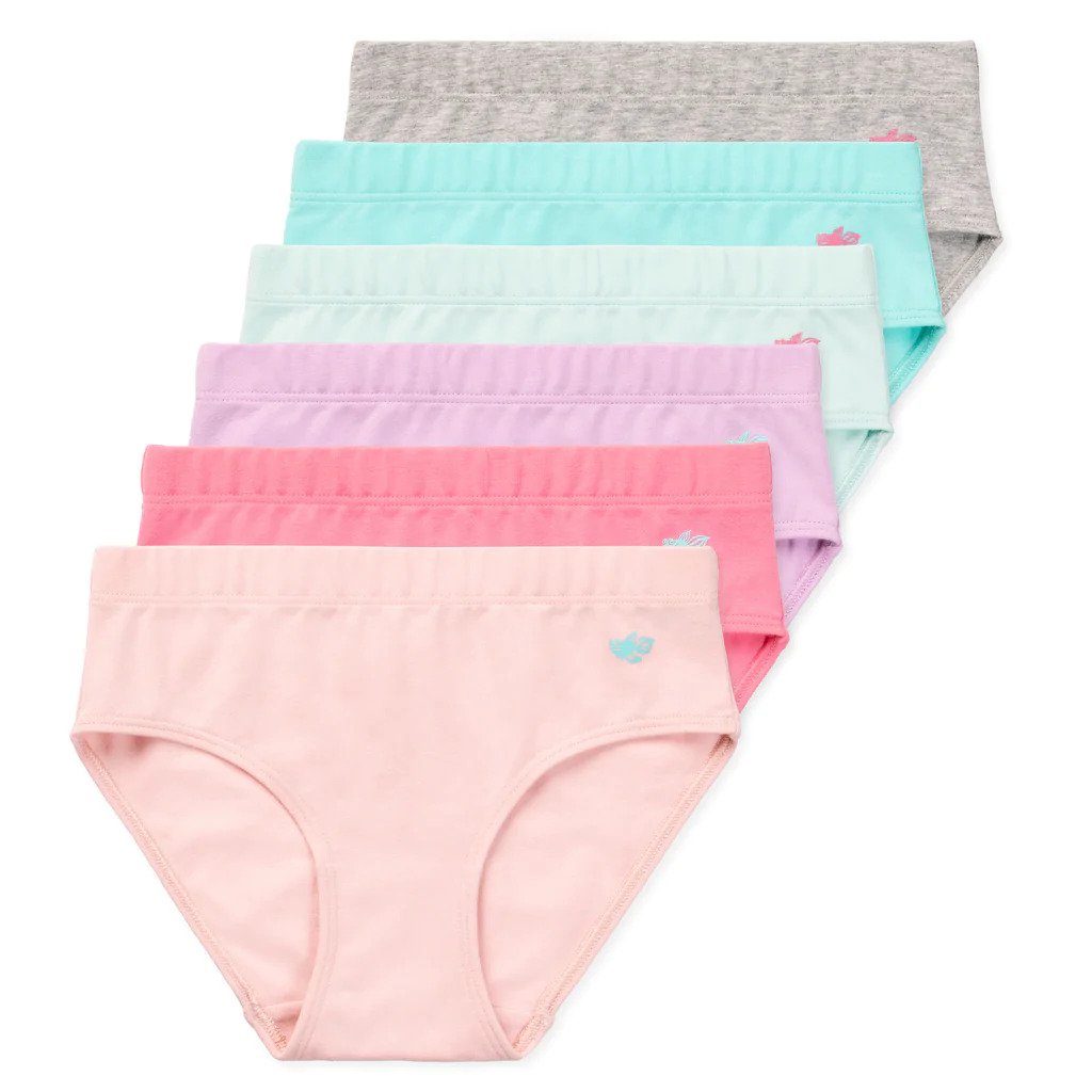 Lucky & Me Sophie Girls Briefs (6-Pack) Equal parts carefree and comfy, our Sophie Girls Brief