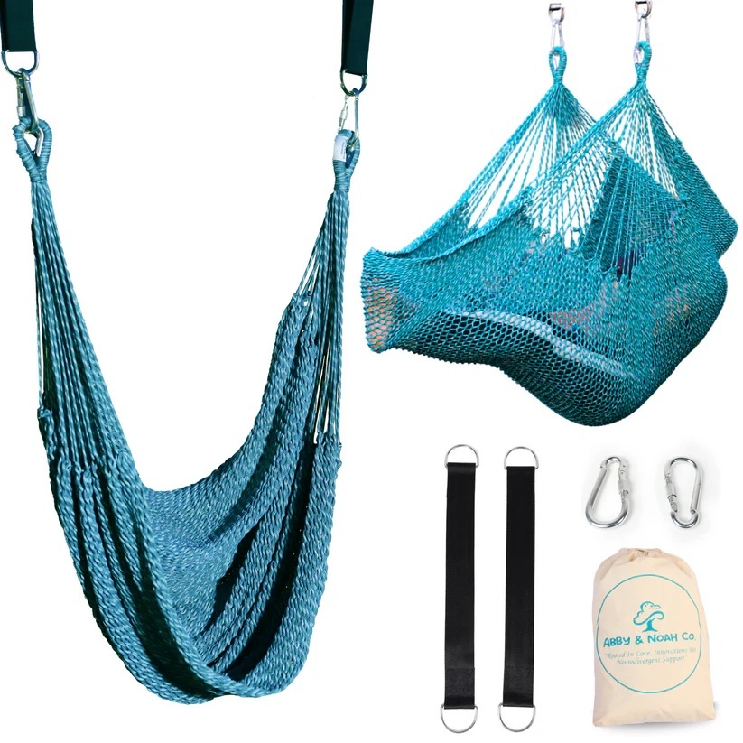 Therapist-Designed Outdoor Sensory Swing Abby & Noah Co. sensory swing for kids